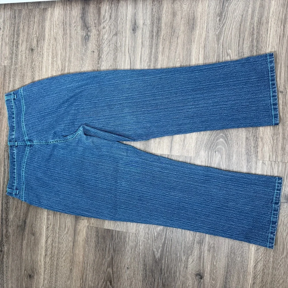 Bill Blass Stretch Jeans Women Size 10 Blue Bootcut High Rise Vintage Y2K
